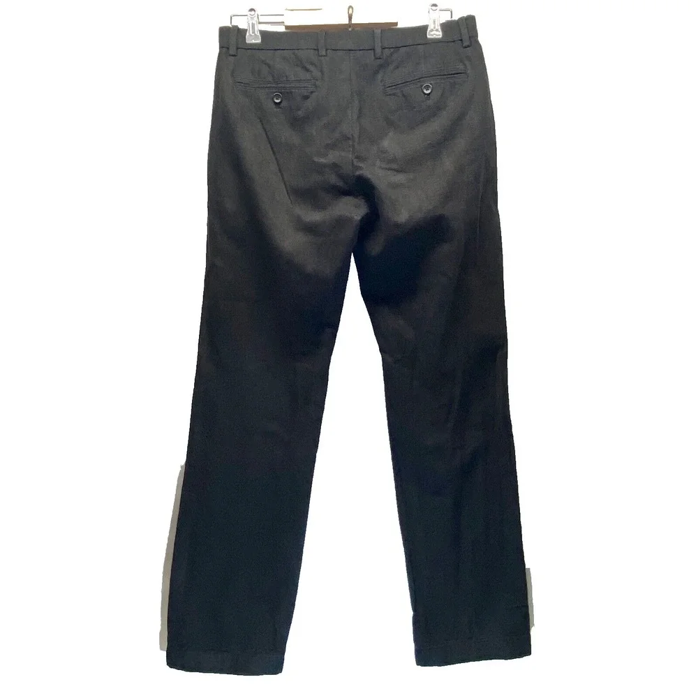 Banana Republic Kentfield Pant Men's 32x32 Dark Navy Cuffed Chino Stretch GUC